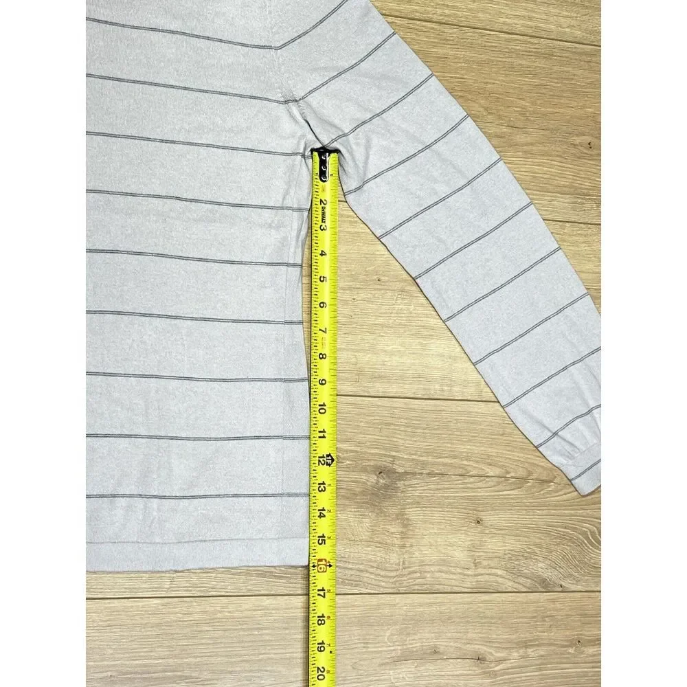 Banana Republic Luxury Blend Men's Sweater Sz Large V Neck Silk Cotton‎ Cashmere